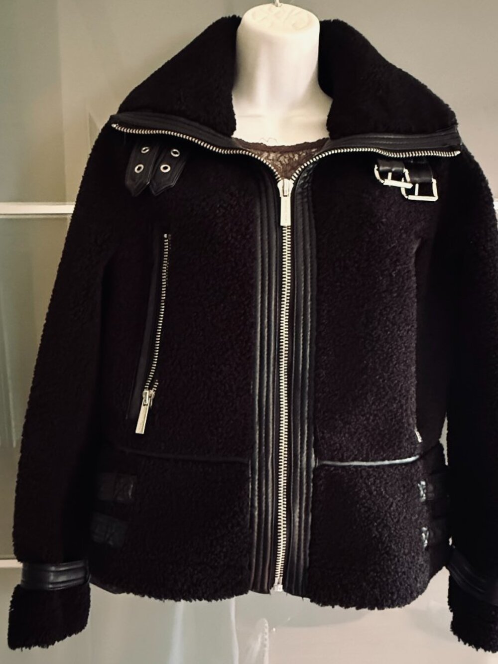 Michael Kors Rich Black Jacket – Like New / Mint Condition. Size S, fits S/M.